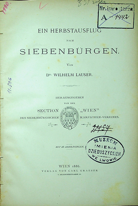 Lauser Wilhelm Siebenbürgen / Wilhelm Lauser