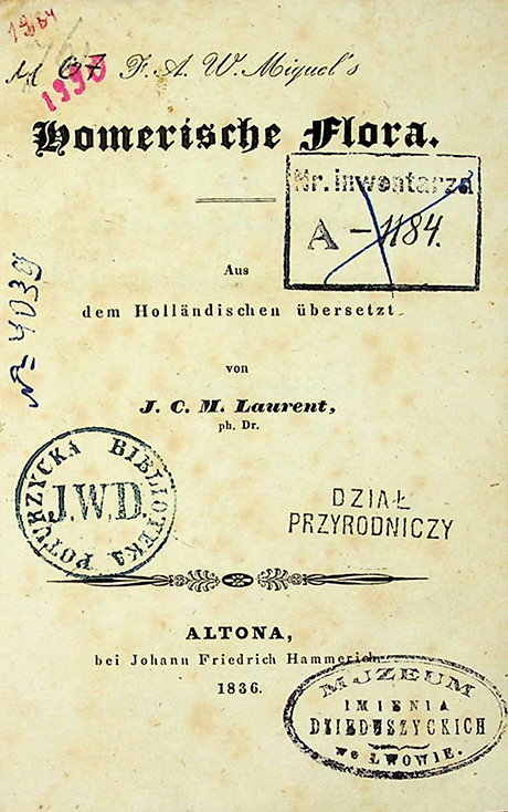 Miquel F.A.W. Homerische flora