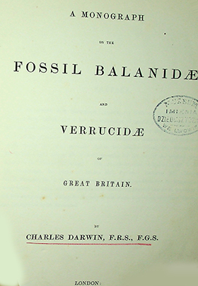 Charles Darwin F.R.S., F.G.S. A Monograph on the Fossil Balanidae and  Verrucidae of Great Britain – 1747. – London. – 44P.
